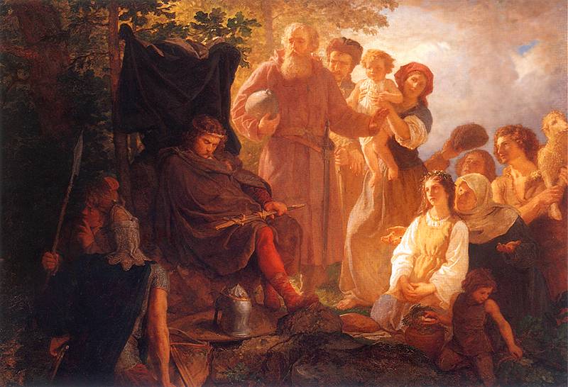 Wojciech Gerson „Władysław Łokietek na wygnaniu”.